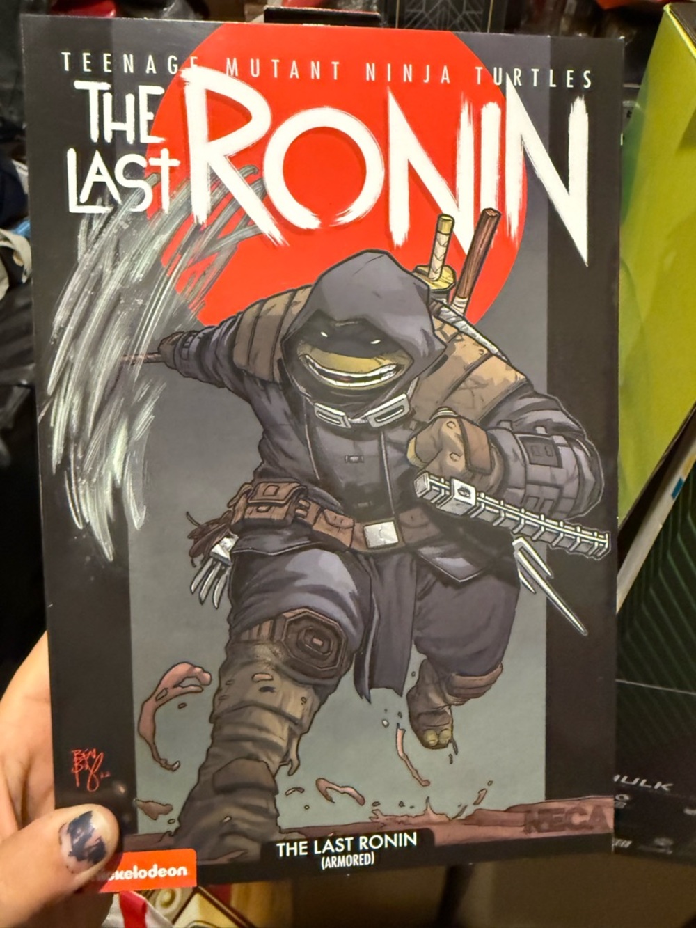 Nickelodeon The Last Ronin figure— Black & Red
